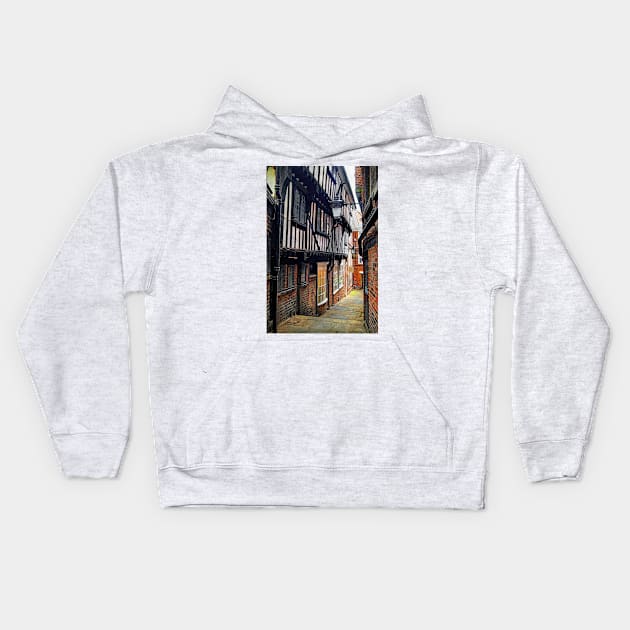 Lady Pecketts Yard, York Kids Hoodie by galpinimages